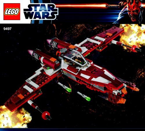 Lego Republic Striker-class Starfighter&trade; - 9497 (2012) - Droid&trade; Escape BI 3017 / 64+4 - 65/115g - 9497 V39