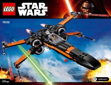 Lego Poe's X-Wing Fighterâ¢ - 75102 (2015) - Death Starâ¢ Final Duel BI 3019, 120+4/65+200g, 75102 V39