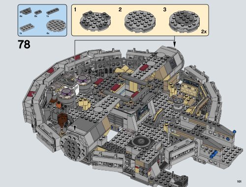 Lego Millennium Falcon&trade; - 75105 (2015) - Millennium Falcon&trade; BI 3019, 164+4/65+200g, 75105 V29