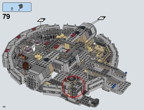 Lego Millennium Falcon&trade; - 75105 (2015) - Millennium Falcon&trade; BI 3019, 164+4/65+200g, 75105 V29