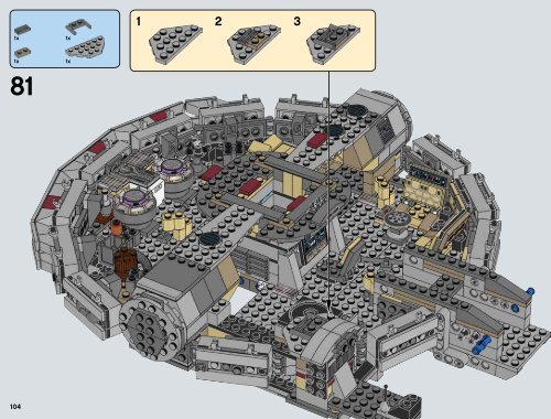 Lego Millennium Falcon&trade; - 75105 (2015) - Millennium Falcon&trade; BI 3019, 164+4/65+200g, 75105 V29