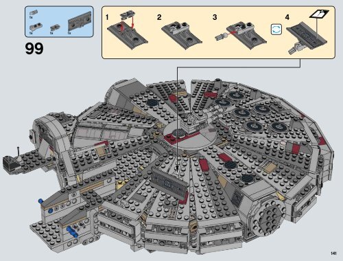 Lego Millennium Falcon&trade; - 75105 (2015) - Millennium Falcon&trade; BI 3019, 164+4/65+200g, 75105 V29