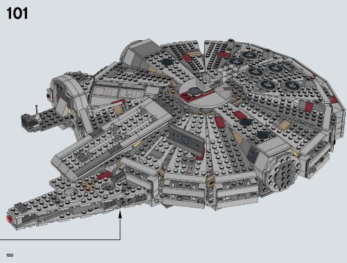 Lego Millennium Falcon&trade; - 75105 (2015) - Millennium Falcon&trade; BI 3019, 164+4/65+200g, 75105 V29