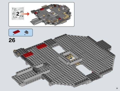 Lego Millennium Falcon&trade; - 75105 (2015) - Millennium Falcon&trade; BI 3019, 164+4/65+200g, 75105 V29