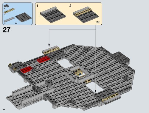 Lego Millennium Falcon&trade; - 75105 (2015) - Millennium Falcon&trade; BI 3019, 164+4/65+200g, 75105 V29