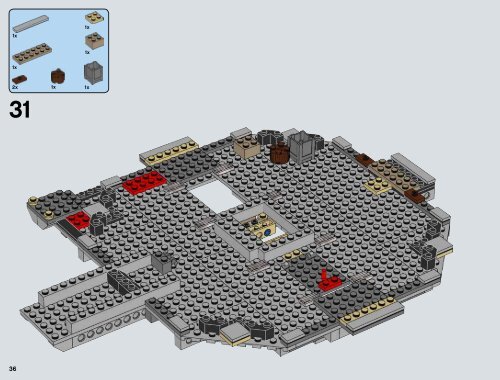 Lego Millennium Falcon&trade; - 75105 (2015) - Millennium Falcon&trade; BI 3019, 164+4/65+200g, 75105 V29