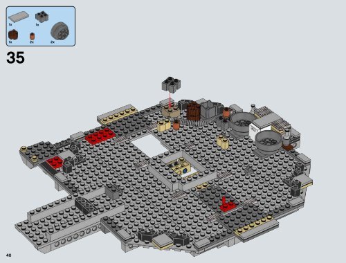 Lego Millennium Falcon&trade; - 75105 (2015) - Millennium Falcon&trade; BI 3019, 164+4/65+200g, 75105 V29