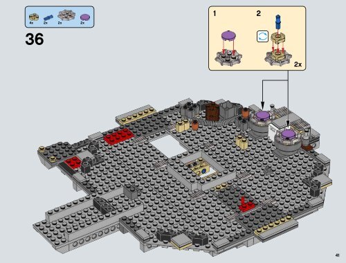 Lego Millennium Falcon&trade; - 75105 (2015) - Millennium Falcon&trade; BI 3019, 164+4/65+200g, 75105 V29