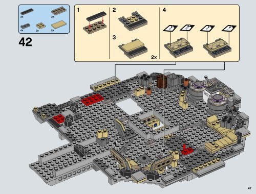 Lego Millennium Falcon&trade; - 75105 (2015) - Millennium Falcon&trade; BI 3019, 164+4/65+200g, 75105 V29