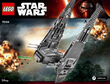 Lego Kylo Renâs Command Shuttleâ¢ - 75104 (2015) - Death Starâ¢ Final Duel BI 3019, 160+4/65+200g, 75104 V39