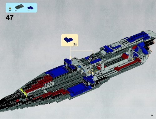 Lego The Malevolence&trade; - 9515 (2012) - Sith&trade; Fury-class Interceptor&trade; BI 3019/80+4*- 9515 V29/39 1/2