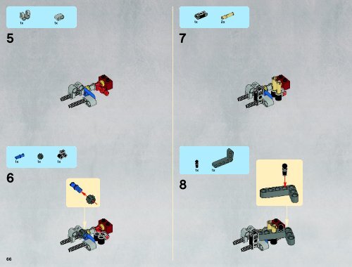 Lego The Malevolence&trade; - 9515 (2012) - Sith&trade; Fury-class Interceptor&trade; BI 3019/80+4*- 9515 V29/39 1/2