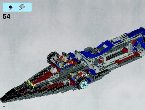 Lego The Malevolence&trade; - 9515 (2012) - Sith&trade; Fury-class Interceptor&trade; BI 3019/80+4*- 9515 V29/39 1/2