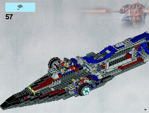 Lego The Malevolence&trade; - 9515 (2012) - Sith&trade; Fury-class Interceptor&trade; BI 3019/80+4*- 9515 V29/39 1/2