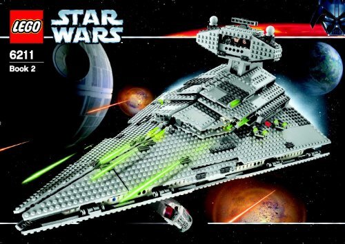 Lego Imperial Star Destroyer&trade; - 6211 (2006) - Millennium Falcon&trade; BUILDING INST.6211 2/2