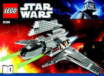 Lego Emperor Palpatine's Shuttleâ¢ - 8096 (2010) - Plo Koon's Jedi Starfighterâ¢ BI 3006/72+4 - 8096 V.39 1/2