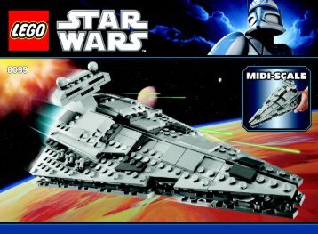 Lego Midi-scale Imperial Star Destroyerâ¢ - 8099 (2010) - Plo Koon's Jedi Starfighterâ¢ BI 3006/48 - 8099 V.29