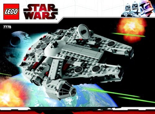 Lego Mid-scale Millennium Falcon&trade; - 7778 (2009) - Count Dooku's Solar Sailer&trade; BI 3006/48 - 7778