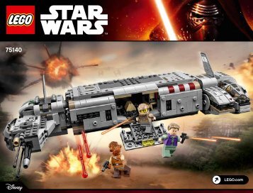Lego Resistance Troop Transporter - 75140 (2016) - Rebel Alliance Battle Pack BI 3019/80+4*- 75140 V29