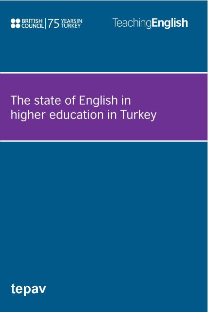 The state of English in higher education in Turkey