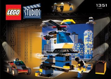 Lego Moving Backdrop Studio - 1351 (2001) - SPIDERMAN EXPANSION PACK BULDING INSTR. 1351