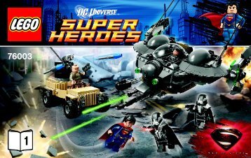 Lego Supermanâ¢: Battle of Smallville - 76003 (2013) - Hulk'sâ¢ Helicarrier Breakout BI 3004/56 - 76003 BOOK 1/2 V39