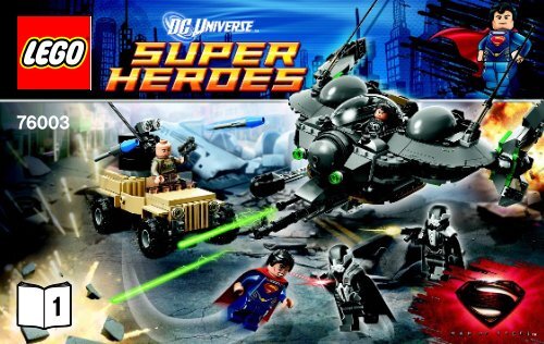 Lego Superman&trade;: Battle of Smallville - 76003 (2013) - Hulk's&trade; Helicarrier Breakout BI 3004/56 - 76003 BOOK 1/2 V39