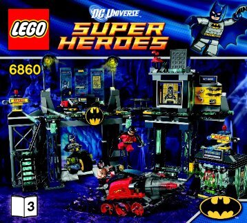 Lego The Batcave - 6860 (2012) - Batmanâ¢: Arkham Asylum Breakout BI 3017 / 64+4 - 65/115g, 6860 V39 3/3