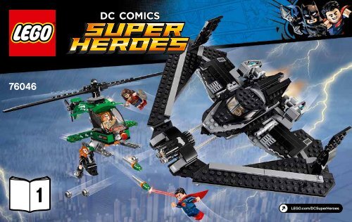 Lego Heroes of Justice: Sky High Battle - 76046 (2016) - Ant-Man Final Battle BI 3004/36, 76046 1/2 V29