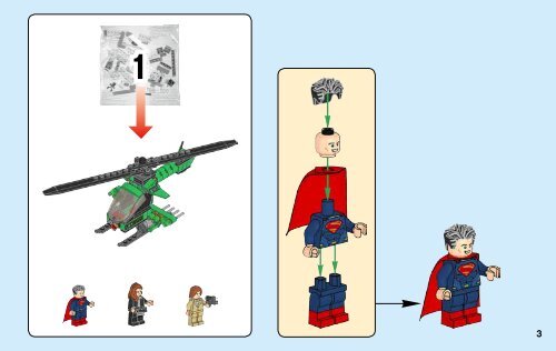 Lego Heroes of Justice: Sky High Battle - 76046 (2016) - Ant-Man Final Battle BI 3004/36, 76046 1/2 V39