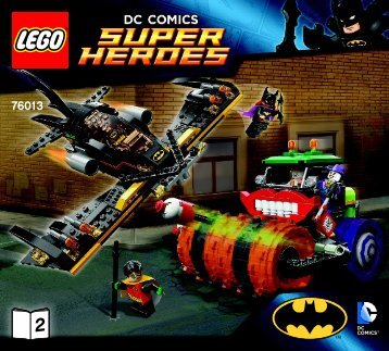 Lego Batmanâ¢: The Joker Steam Roller - 76013 (2014) - Iron Manâ¢: Malibu Mansion Attack BI 3017/60+4/65+115g-76013 2/2 V29