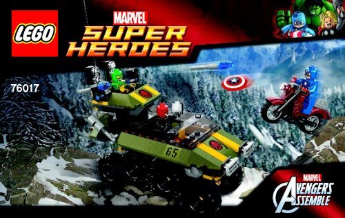 Lego Captain America vs. Hydra - 76017 (2014) - Captain America vs. Hydra  BI 3004/56 - 76017 BOOK