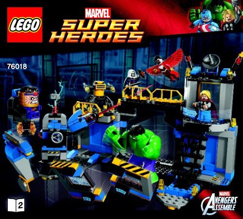 Lego Hulk Lab Smash 76018 2014 Captain America vs. Hydra BI 3017 68 4 65
