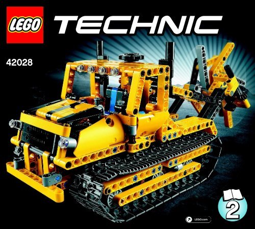 Lego Bulldozer - 42028 (2014) - Snowmobile BI 3017 / 32 - 65g 42028 V29/39 4/4
