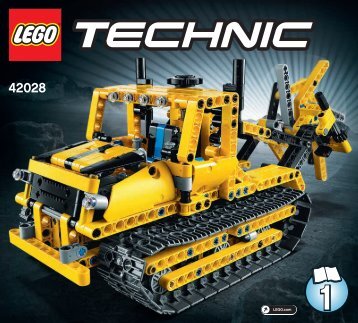 Lego Bulldozer - 42028 (2014) - Snowmobile 42028 Trench Digger 1/2
