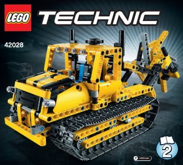 Lego Bulldozer - 42028 (2014) - Snowmobile 42028 Trench Digger 2/2