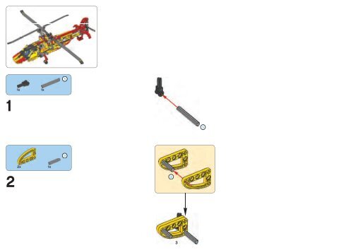 Lego Helicopter - 9396 (2012) - Helicopter 9396 Twin-Rotor Helicopter