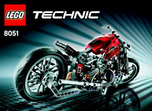 Lego Motorbike - 8051 (2010) - VP Technic BI 3006/56 - 8051 2/2