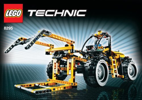 Udfordring lounge I Lego Telescopic Handler - 8295 (2008) - Tow Truck 8295 Log Loader 1/4
