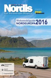 Nordis Wohnmobilguide Nordeuropa 2016 - ADAC Wohnmobil