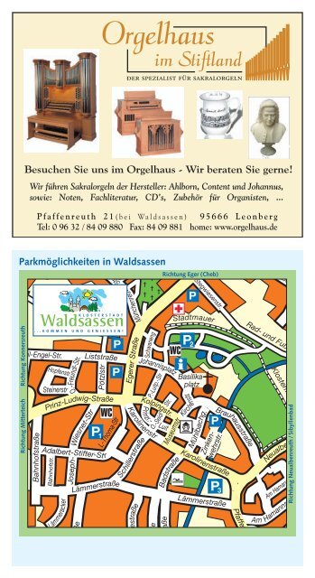 Flyer download - Basilikakonzerte Waldsassen.