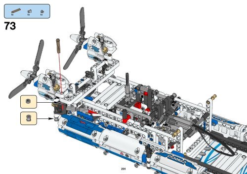 Lego Cargo Plane - 42025 (2014) - Snowmobile 42025 Hovercraft 4/4