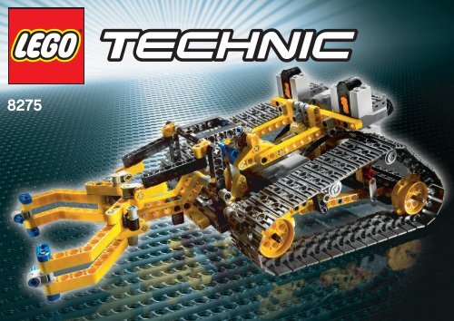 Lego Motorized Bulldozer - 8275 (2007) - Snow Mobile Inspiration