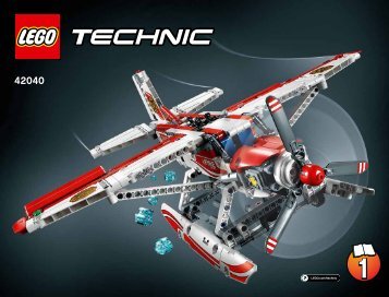 Lego Fire Plane - 42040 (2015) - Cherry Picker BI 3019/116+4/65+200g - 42040 V29 1/2