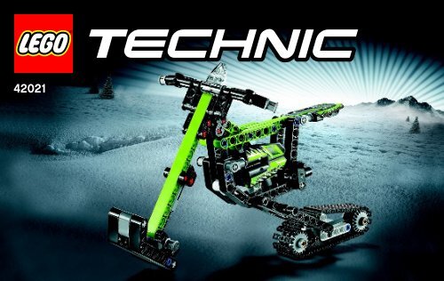 Lego Snowmobile - 42021 (2014) - Snowmobile BI 3004/40 - 42021 BOOK 2/2 V39
