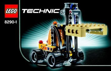 Lego Mini Forklift - 8290 (2007) - Tow Truck BI 8290 1/2