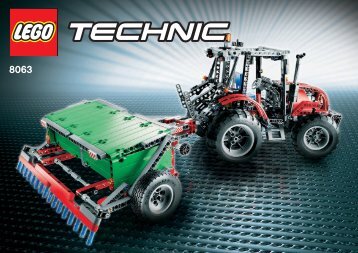 Lego Tractor with Trailer - 8063 (2009) - Mobile Crane 8063 Sowing Machine 1/2