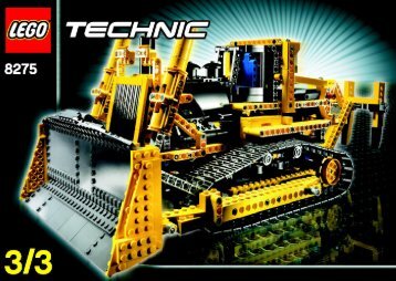 Lego Motorized Bulldozer - 8275 (2007) - Snow Mobile BUILD INST-8275 MODEL 1 - 3/3