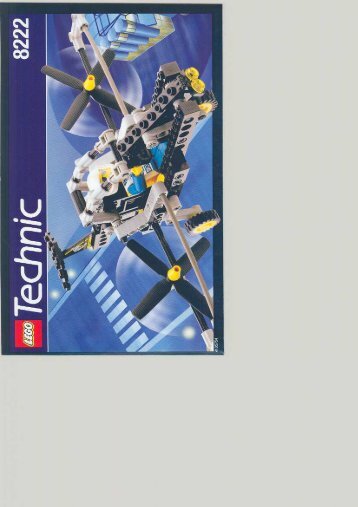 Lego AIRPLANE - 8222 (1997) - Gyrocopter BI 8222 IN