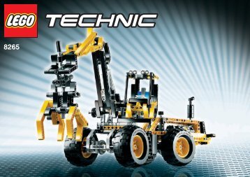 Lego Front Loader - 8265 (2009) - Mini Bulldozer 8265 Forest Machine 1/4